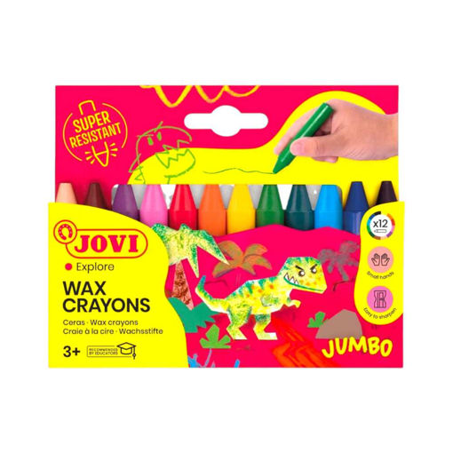 Picture of JOVI CRAYONS WAX THICK X 12